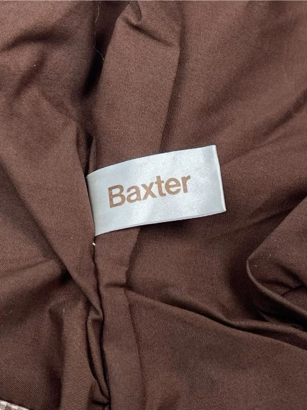 VTG Russ Berrie BAXTER Dog Pajama PJ Tote Hanging Organizer BAG Brown Cloth 22